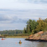 Ontario - kayak dans la baie Finn